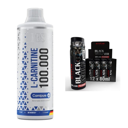 Cardio-Duo: MST L-Carnitine Carnipure + Activlab Black Wolf – alle enthaltenen Artikel
