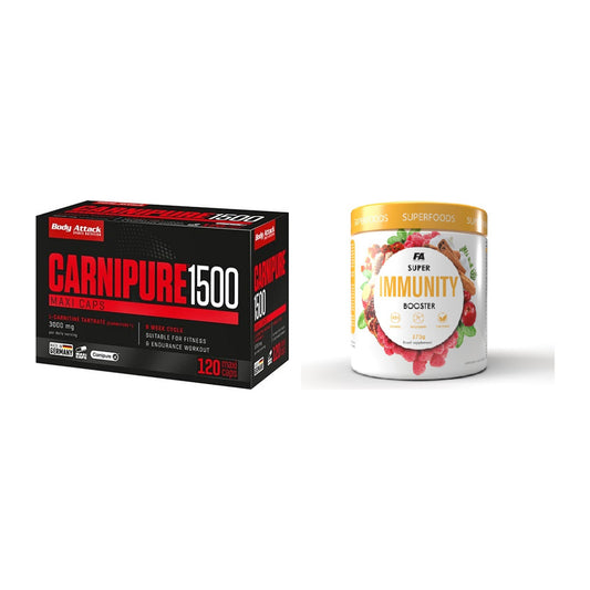 Cardio-Duo: Body Attack Carnipure 1500 + FA Nutrition Wellnes Line – alle enthaltenen Artikel