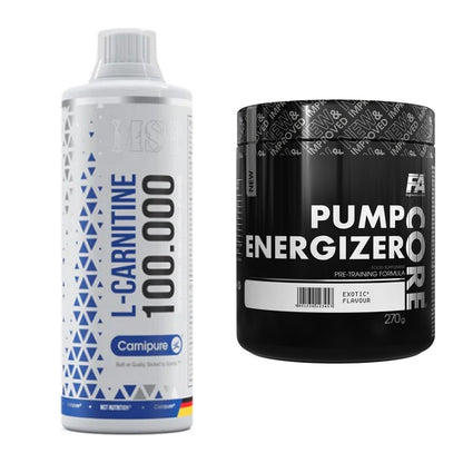 Cardio-Duo: MST L-Carnitine Carnipure + FA Nutrition Core Pump – alle enthaltenen Artikel