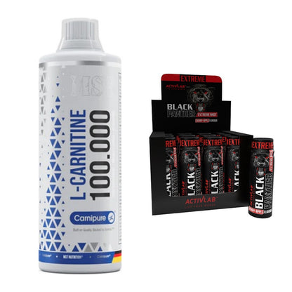 Cardio-Duo: MST L-Carnitine Carnipure + Activlab Black Panther – alle enthaltenen Artikel