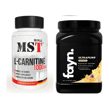 Cardio-Duo: MST L-Carnitine 1000 (90 Tabl.) + Fayn. Ultrapump – alle enthaltenen Artikel