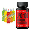 Cardio-Duo: Weider L-Carnitine WATER + Body Attack LIPO 100-HARDCORE – alle enthaltenen Artikel