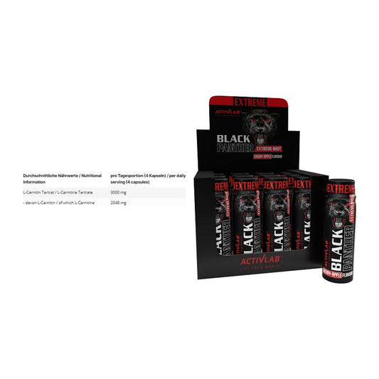 Cardio-Duo: INLEAD L-Carnitine Tartrate + Activlab Black Panther – alle enthaltenen Artikel