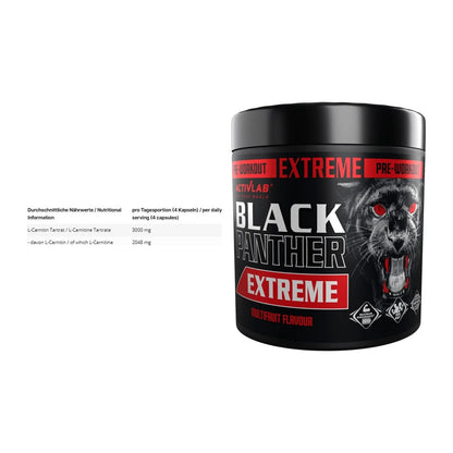 Cardio-Duo: INLEAD L-Carnitine Tartrate + Activlab Black Panther – alle enthaltenen Artikel