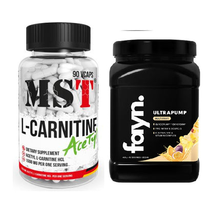 Cardio-Duo: MST L-Carnitine Acetyle + Fayn. Ultrapump – alle enthaltenen Artikel