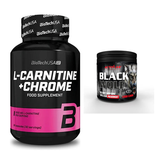 Cardio-Duo: BioTech L-Carnitine + Activlab Black Wolf – alle enthaltenen Artikel