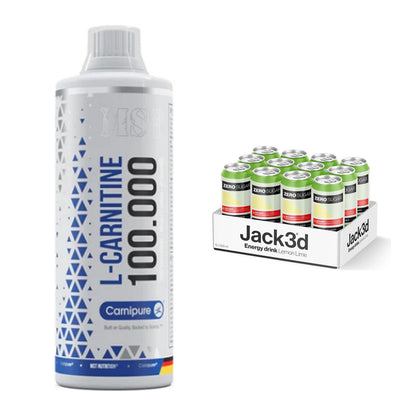 Cardio-Duo: MST L-Carnitine Carnipure 100 000 + USP Labs Jack3d Energy – alle enthaltenen Artikel