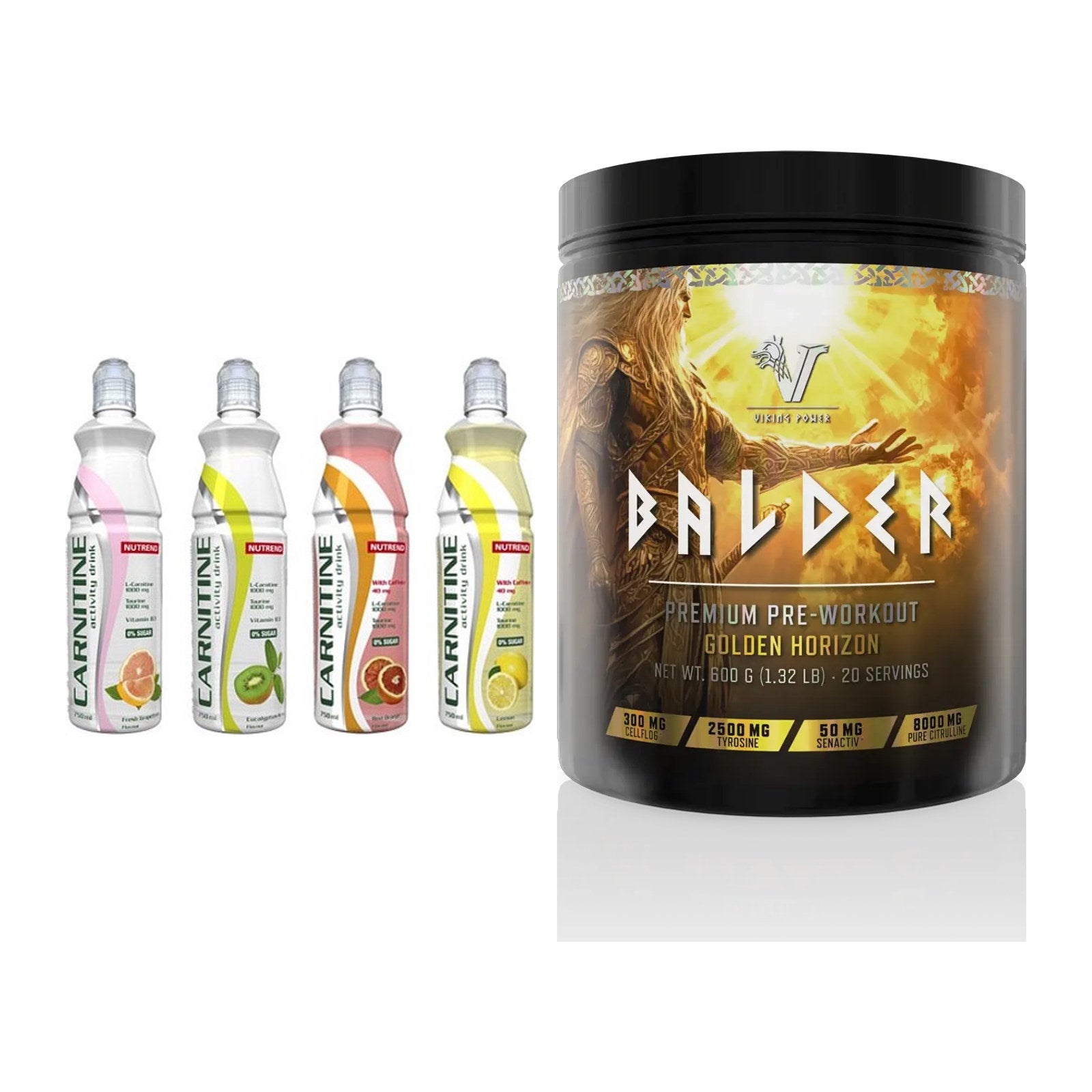 Cardio-Duo: Nutrend Activity + Viking Power Balder PWO – alle enthaltenen Artikel