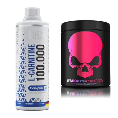 Cardio-Duo: MST L-Carnitine Carnipure + Genius Nutrition Warcry – alle enthaltenen Artikel