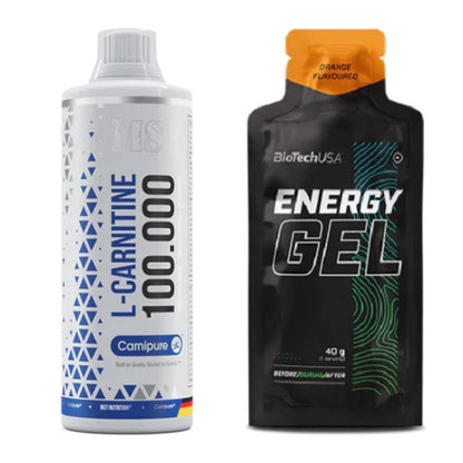Cardio-Duo: MST L-Carnitine Carnipure 100 000 + BioTech Energy Gel – alle enthaltenen Artikel