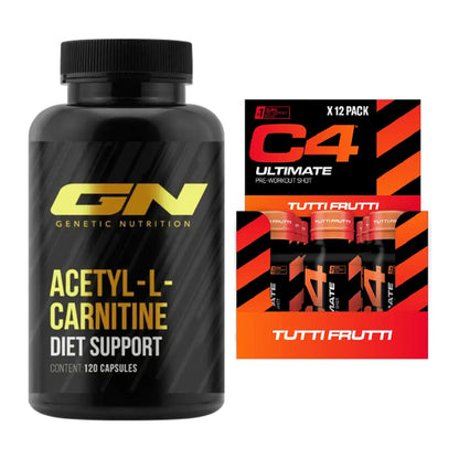 Cardio-Duo: GN Acetyl L-Carnitin + Cellucor C4 Ultimate Pre-Workout – alle enthaltenen Artikel