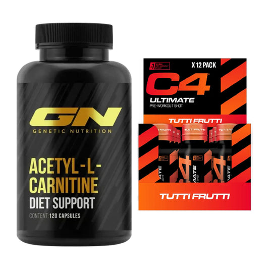 Cardio-Duo: GN Acetyl L-Carnitin + Cellucor C4 Ultimate Pre-Workout – alle enthaltenen Artikel