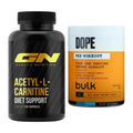 Cardio-Duo: GN Acetyl L-Carnitin + Bulk Dope Pre-Workout 30 Serv. – alle enthaltenen Artikel