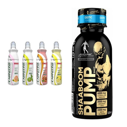 Cardio-Duo: Nutrend Activity + Kevin Levrone Shaaboom Pump – alle enthaltenen Artikel