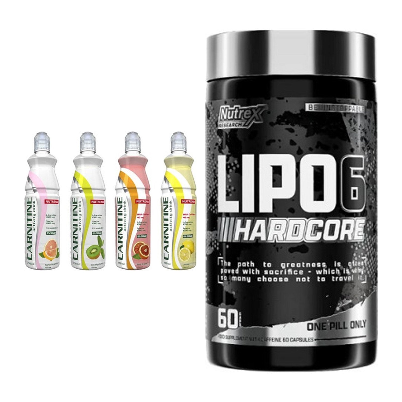 Cardio-Duo: Nutrend Activity + Nutrex Lipo 6 Hardcore – alle enthaltenen Artikel