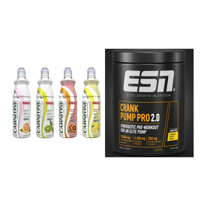 Cardio-Duo: Nutrend Activity + ESN Crank Pump Pro 2.0 – alle enthaltenen Artikel