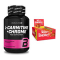 Cardio-Duo: BioTech L-Carnitine + Chrome + Olimp Energy+ Bar – alle enthaltenen Artikel