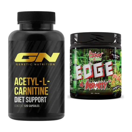 Cardio-Duo: GN Acetyl L-Carnitin + Psycho Pharma Edge of Insanity – alle enthaltenen Artikel