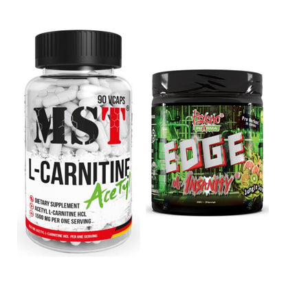 Cardio-Duo: MST L-Carnitine Acetyle + Psycho Pharma Edge of Insanity – alle enthaltenen Artikel