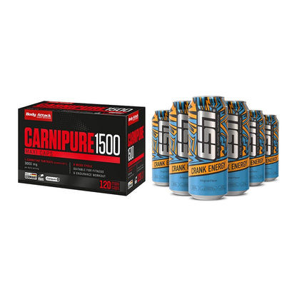 Cardio-Duo: Body Attack Carnipure 1500 + ESN Crank Energy – alle enthaltenen Artikel
