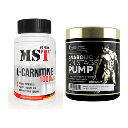 Cardio-Duo: MST L-Carnitine 1000 (90 + Kevin Levrone Anabolic – alle enthaltenen Artikel
