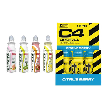 Cardio-Duo: Nutrend Activity + Cellucor C4 Original Shot – alle enthaltenen Artikel