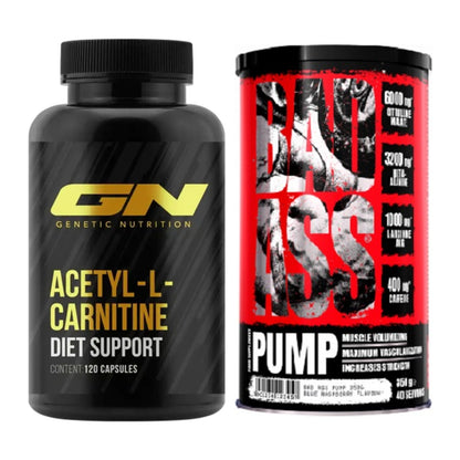 Cardio-Duo: GN Acetyl L-Carnitin + BAD ASS Pump – alle enthaltenen Artikel