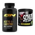 Cardio-Duo: GN Acetyl L-Carnitin + AK47 Labs Schizo Pre-Workout – alle enthaltenen Artikel