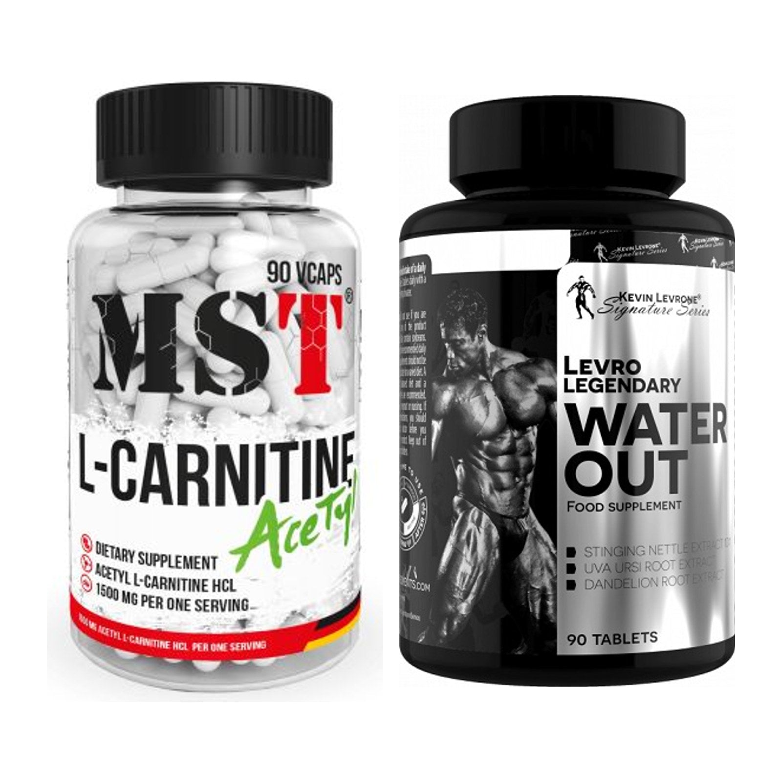 Cardio-Duo: MST L-Carnitine Acetyle + Kevin Levrone LevroLegendar – alle enthaltenen Artikel