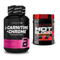 Cardio-Duo: BioTech L-Carnitine + Chrome + Scitec Hot Blood Hardcore – alle enthaltenen Artikel