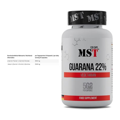 Cardio-Duo: INLEAD L-Carnitine Tartrate + MST Guarana 22% – alle enthaltenen Artikel