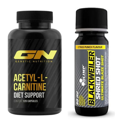 Cardio-Duo: GN Acetyl L-Carnitin + Olimp Blackweiler Shred Shot – alle enthaltenen Artikel