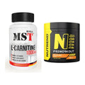 Cardio-Duo: MST L-Carnitine 1000 (90 + Nutrend N1 Preworkout 255g – alle enthaltenen Artikel