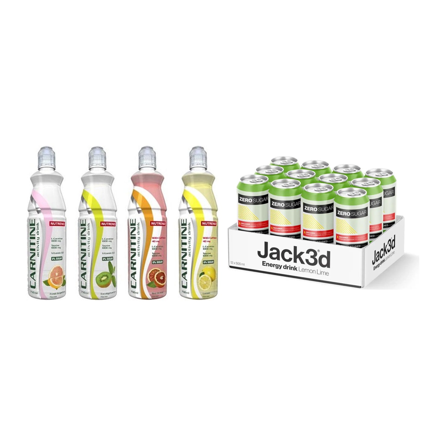 Cardio-Duo: Nutrend Activity + USP Labs Jack3d Energy – alle enthaltenen Artikel