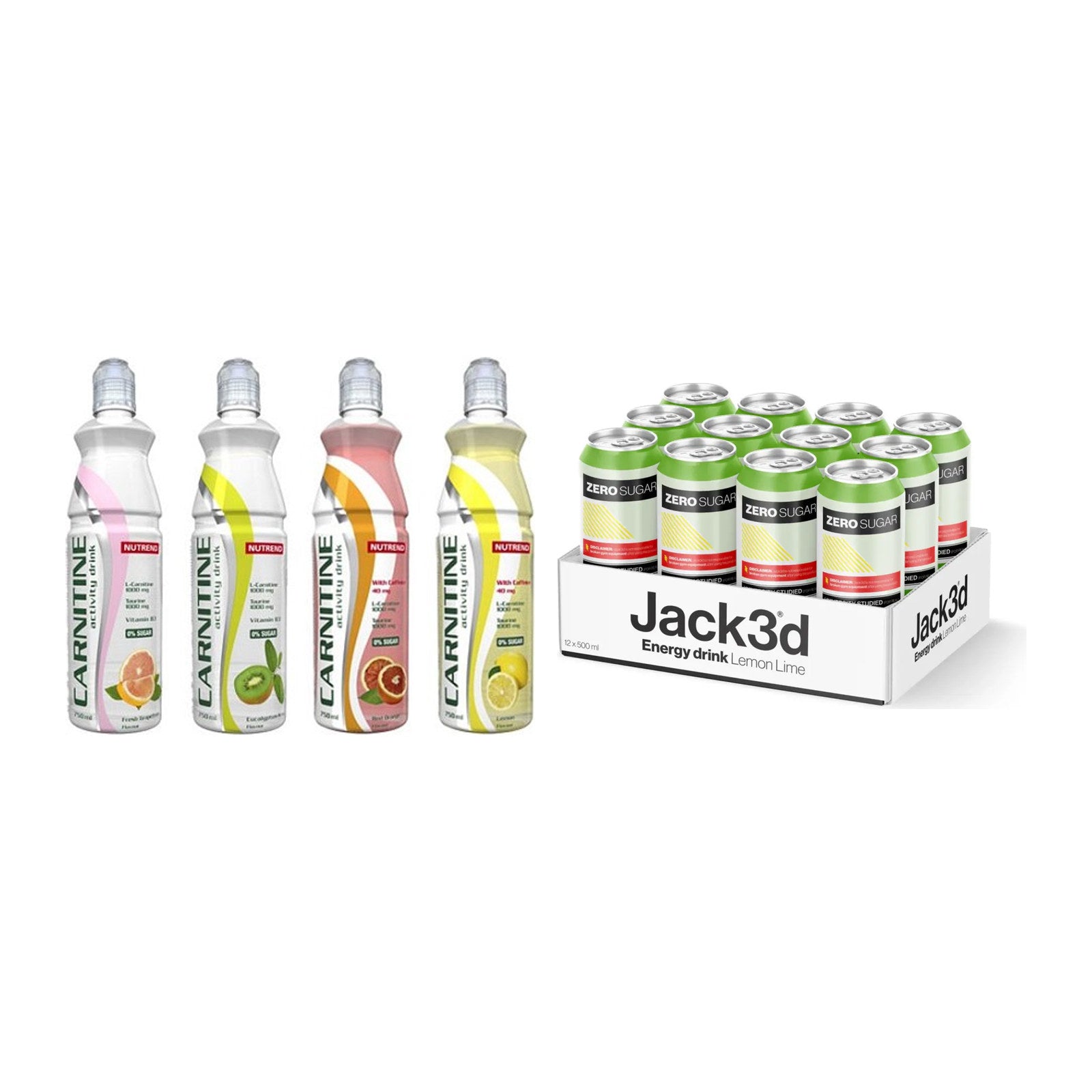 Cardio-Duo: Nutrend Activity + USP Labs Jack3d Energy – alle enthaltenen Artikel