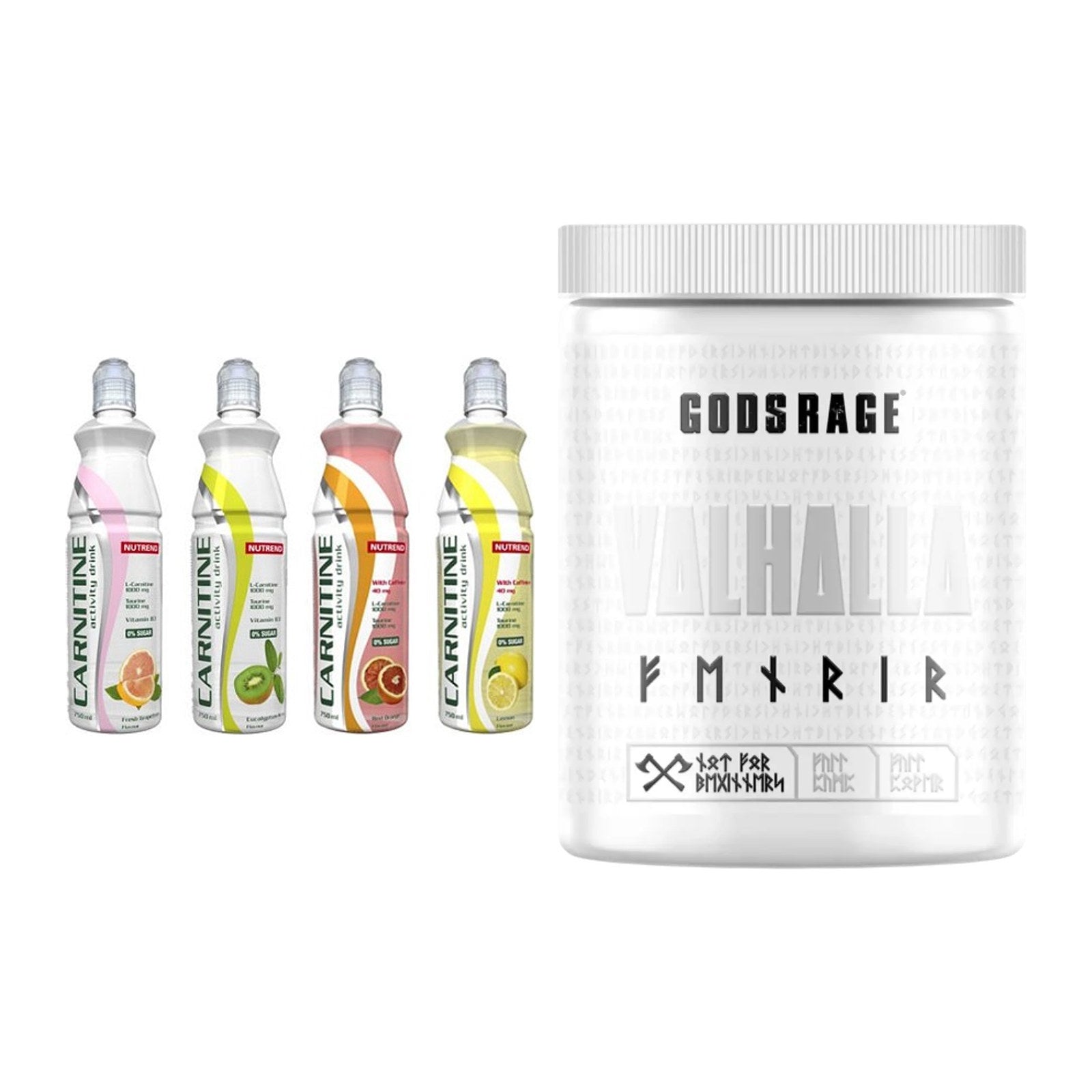 Cardio-Duo: Nutrend Activity + GODSRAGE Valhalla Fenrir – alle enthaltenen Artikel