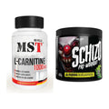 Cardio-Duo: MST L-Carnitine 1000 (90 + AK47 Labs Schizo – alle enthaltenen Artikel