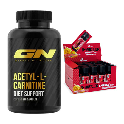 Cardio-Duo: GN Acetyl L-Carnitin + Olimp R-Weiler Energy Shot – alle enthaltenen Artikel