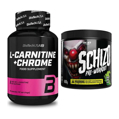 Cardio-Duo: BioTech L-Carnitine + AK47 Labs Schizo – alle enthaltenen Artikel