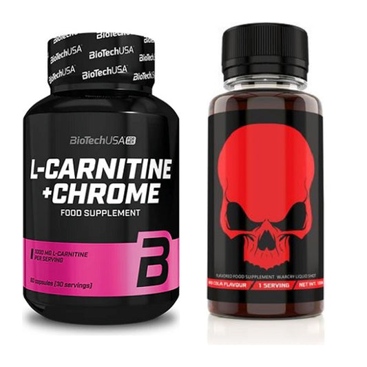 Cardio-Duo: BioTech L-Carnitine + Genius Nutrition Warcry – alle enthaltenen Artikel