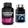 Cardio-Duo: BioTech L-Carnitine + Chrome + Scitec Caffeine – alle enthaltenen Artikel