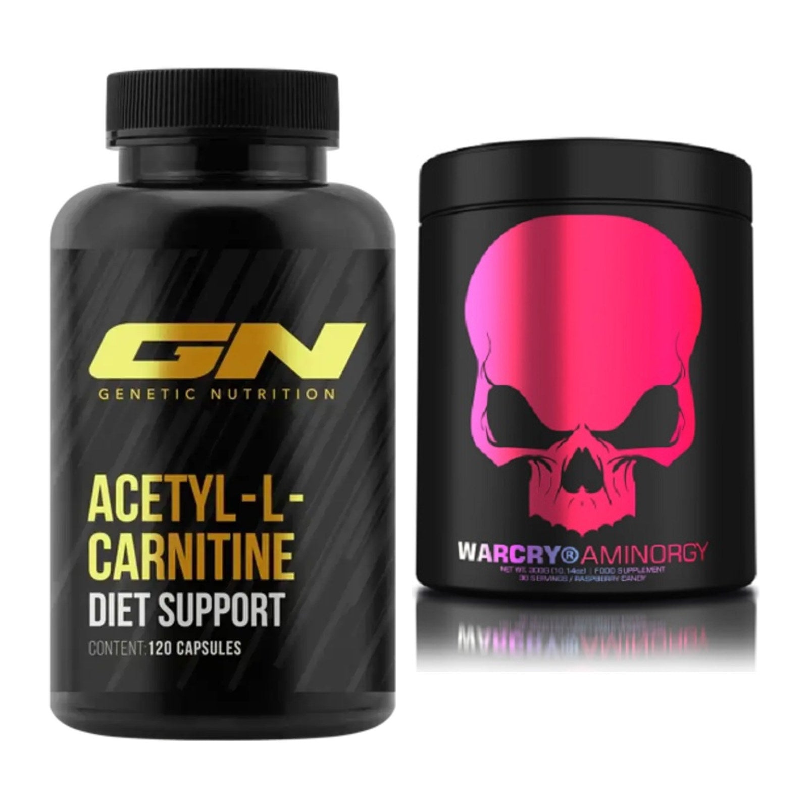 Cardio-Duo: GN Acetyl L-Carnitin + Genius Nutrition Warcry AminoRGY – alle enthaltenen Artikel