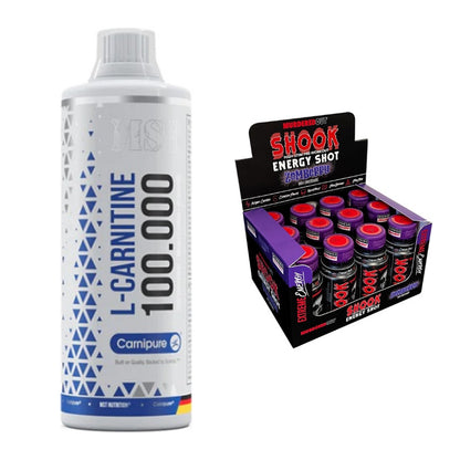 Cardio-Duo: MST L-Carnitine Carnipure + Murdered Out Shook Shot – alle enthaltenen Artikel