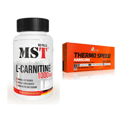 Cardio-Duo: MST L-Carnitine 1000 (90 + Olimp Thermo Speed Hardcore – alle enthaltenen Artikel