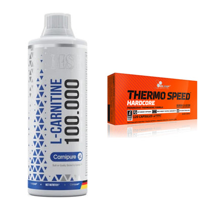 Cardio-Duo: MST L-Carnitine Carnipure + Olimp Thermo Speed Hardcore – alle enthaltenen Artikel