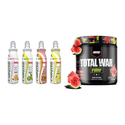 Cardio-Duo: Nutrend Activity + Redcon1 Total War PUMP – alle enthaltenen Artikel