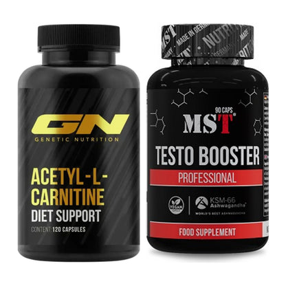 Cardio-Duo: GN Acetyl L-Carnitin + MST Testo Booster Professional – alle enthaltenen Artikel