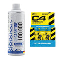 Cardio-Duo: MST L-Carnitine Carnipure + Cellucor C4 Original Shot – alle enthaltenen Artikel
