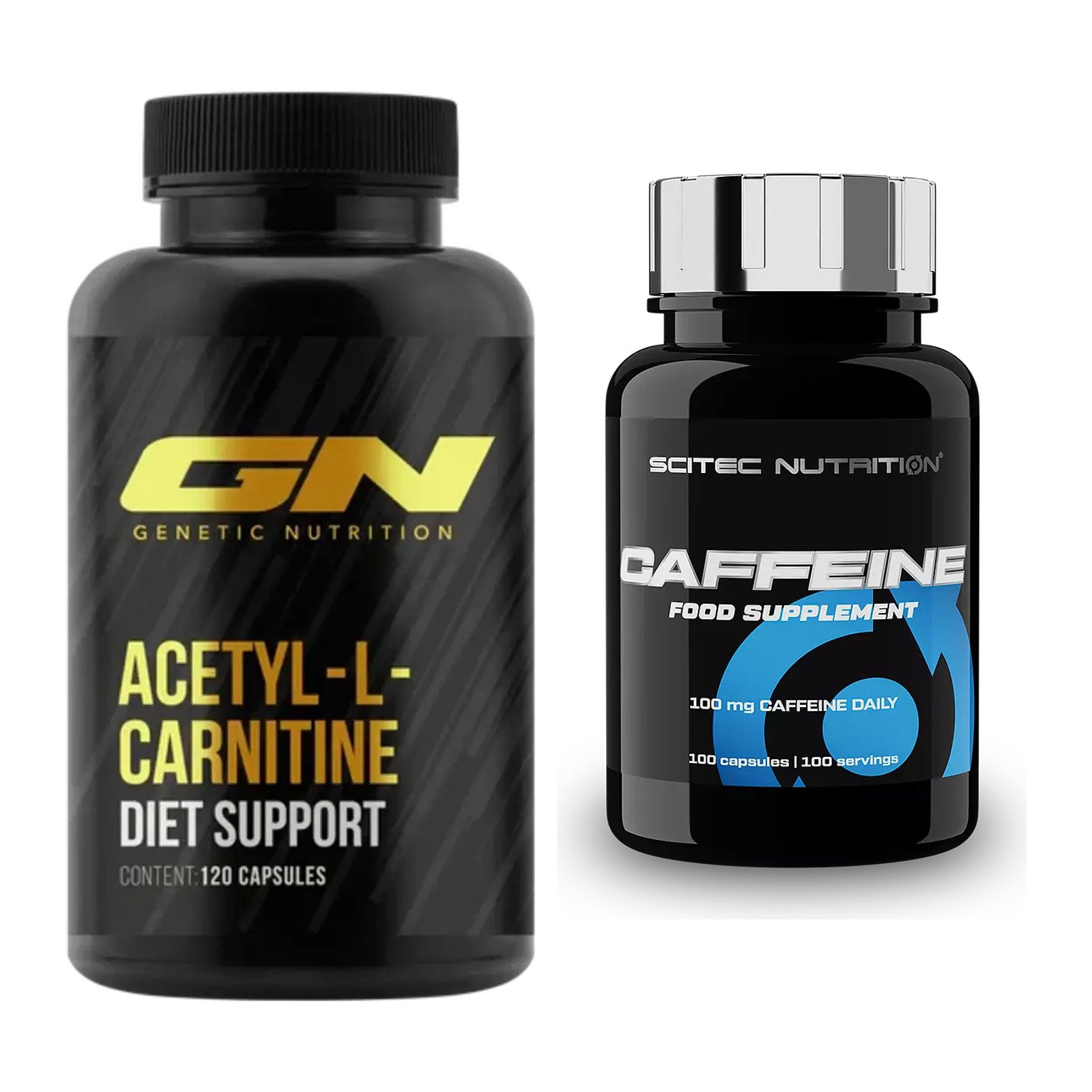 Cardio-Duo: GN Acetyl L-Carnitin + Scitec Caffeine – alle enthaltenen Artikel