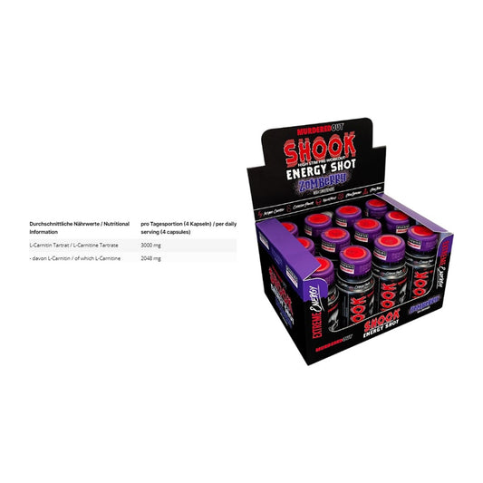 Cardio-Duo: INLEAD L-Carnitine Tartrate + Murdered Out Shook Shot – alle enthaltenen Artikel